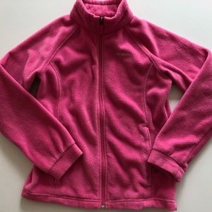 Girls pink Columbia fleece